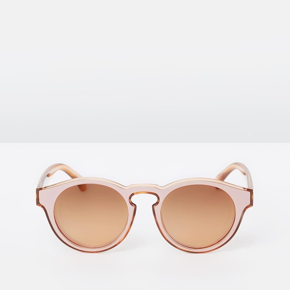 NWT SEAFOLLY Bronte 50mm Sunglasses Rose Gold Pink